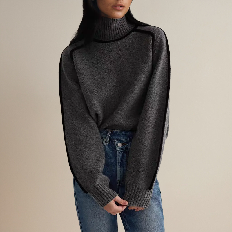 Lara | Jersey de mujer con cuello alto