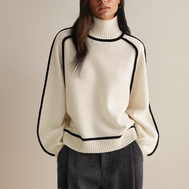 Lara | Jersey de mujer con cuello alto