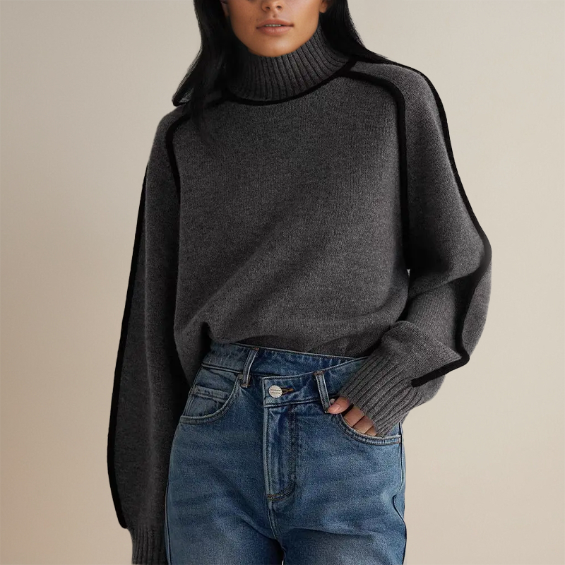 Lara | Jersey de mujer con cuello alto
