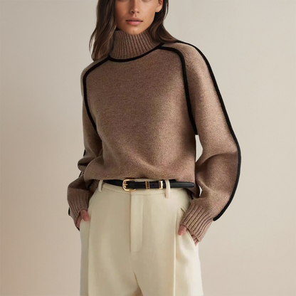 Lara | Jersey de mujer con cuello alto