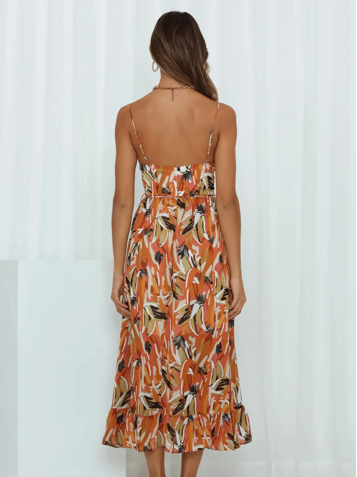 Chiara | Vestido midi de color Chiara