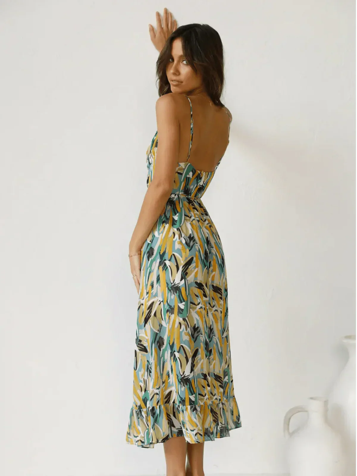 Chiara | Vestido midi de color Chiara
