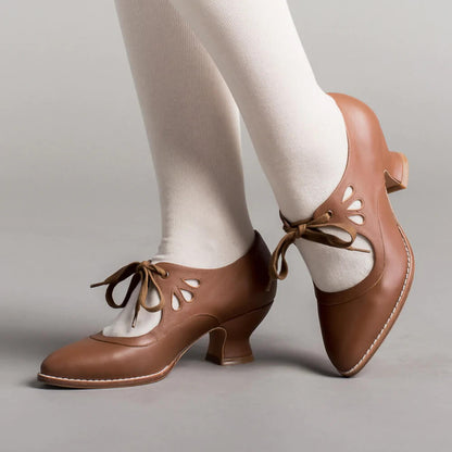 Yolanda | Tacones mediano lazo