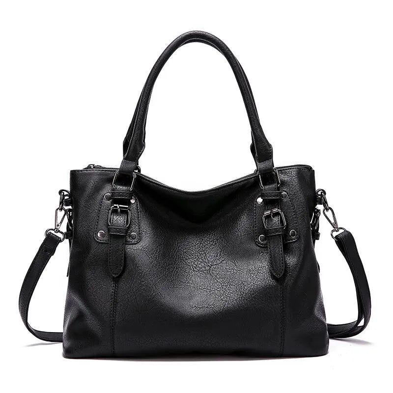Nuria| Elegante bolso de hombro de piel