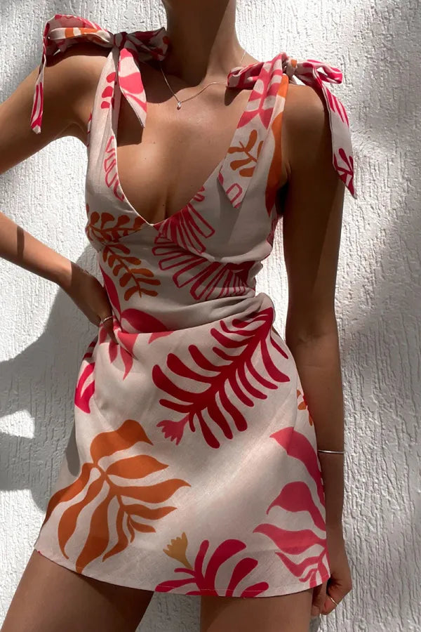 Jutta | Minivestido verano hoja