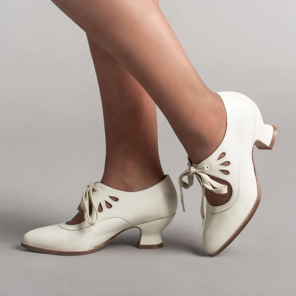 Yolanda | Tacones mediano lazo