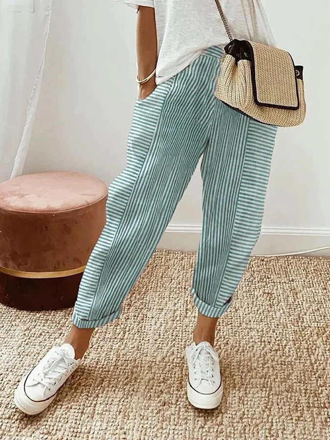 Lore | Pantalones a rayas con estilo