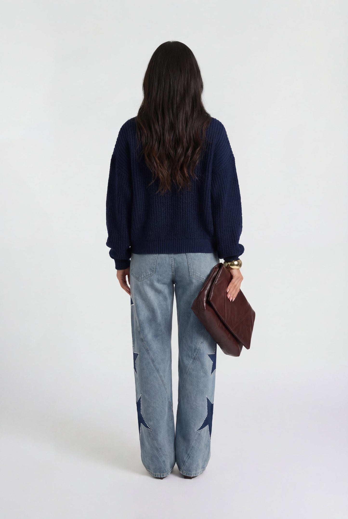 Chiara | Jeans Wide Leg con Estrellas