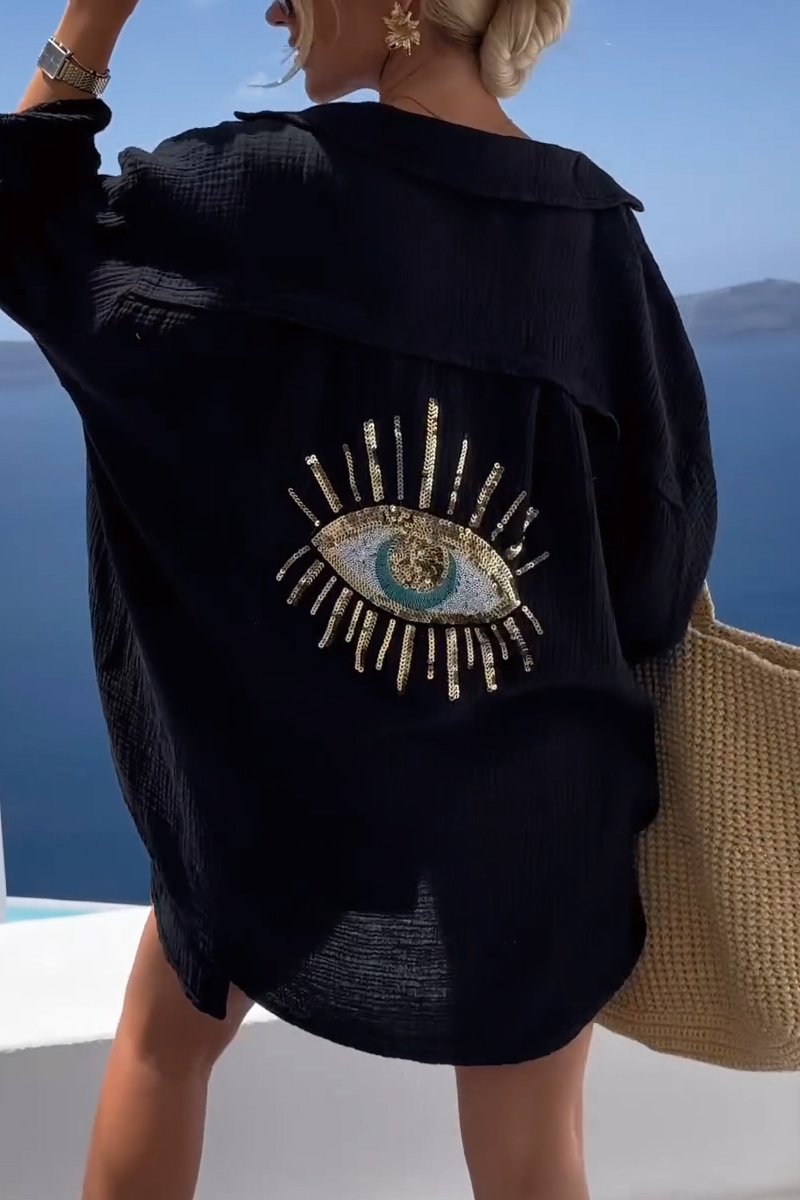 EyeConic | Blusa oversize de algodón