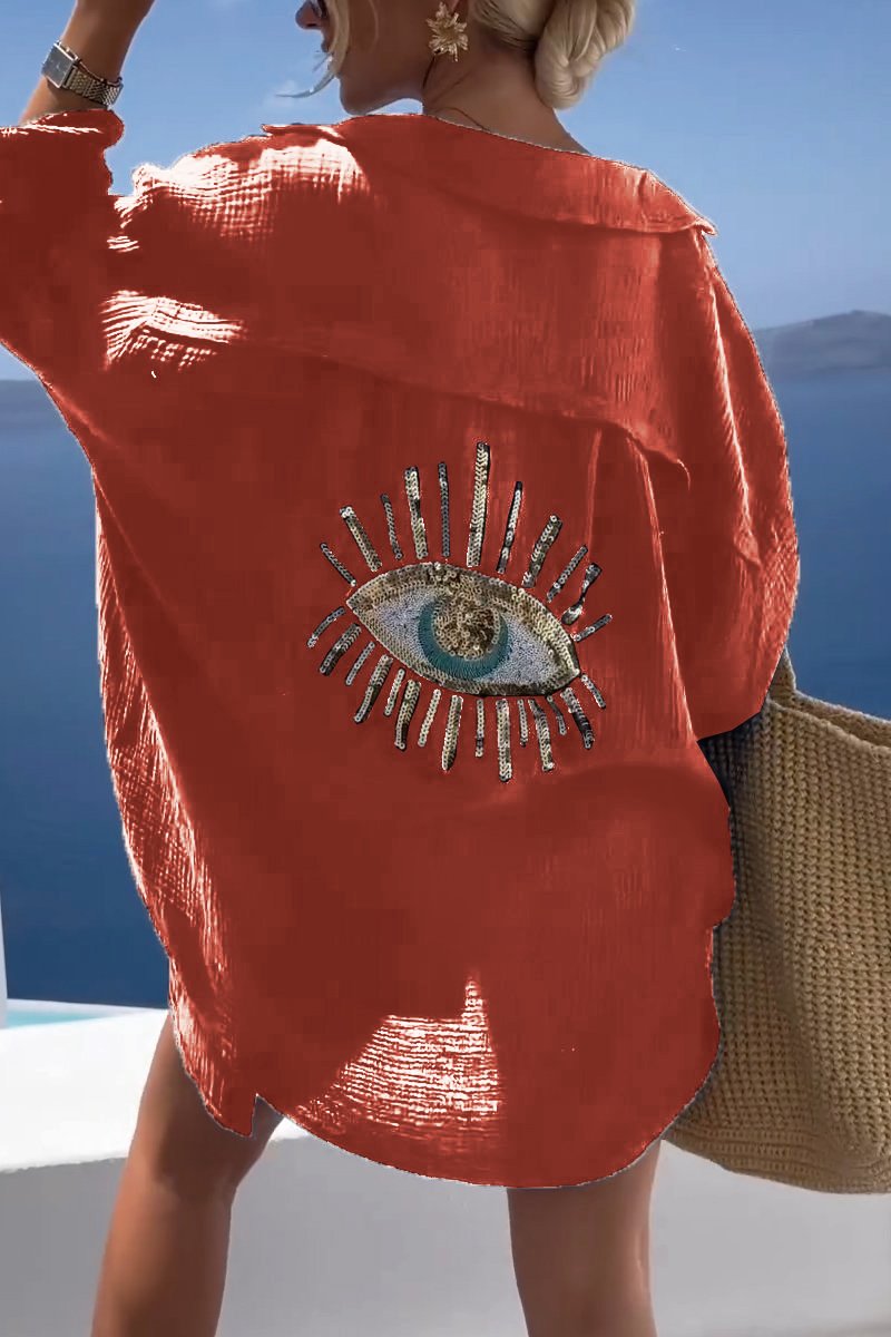 EyeConic | Blusa oversize de algodón