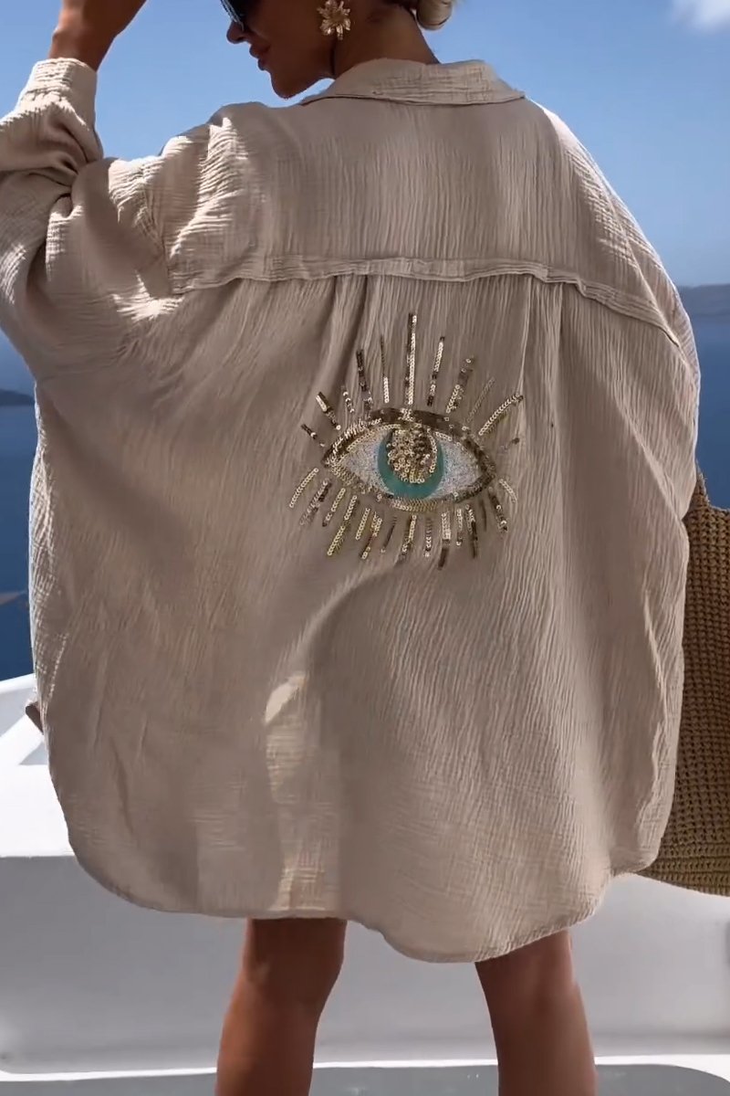 EyeConic | Blusa oversize de algodón