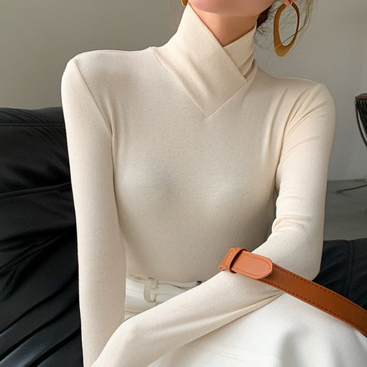 Emma | Top con cuello alto cruzado