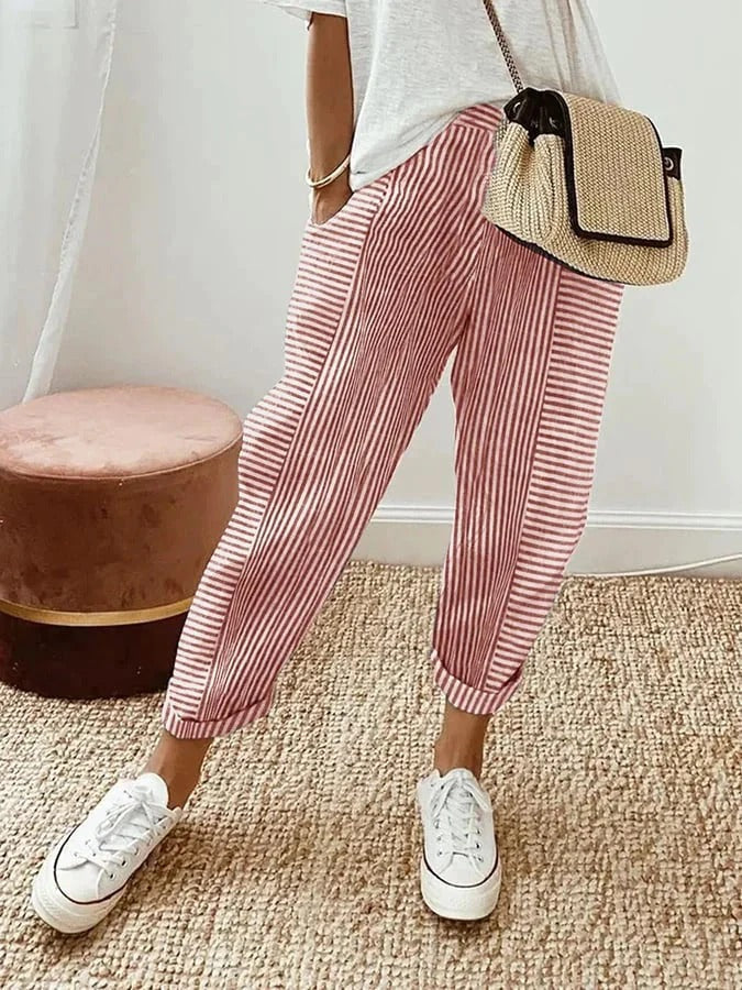 Lore | Pantalones a rayas con estilo