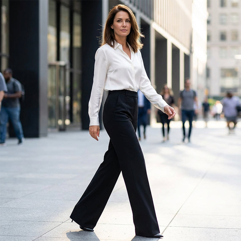 Carmen | Pantalones de traje con cintura alta