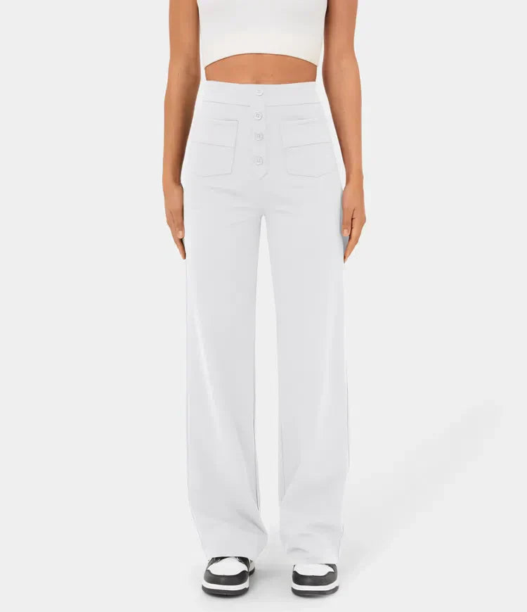 Nina | Pantalones elásticos de cintura alta