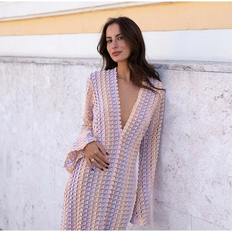 Elizabeth | Vestido escote ombligo